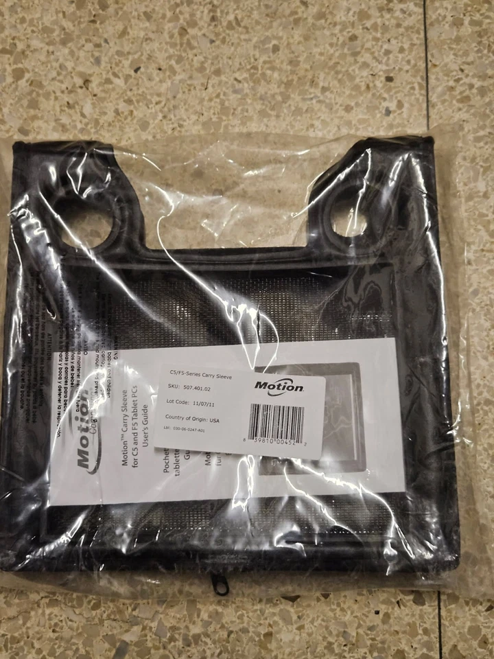 NEW Motion Computing Motion Carry Sleeve for C5 and F5 Tablet PCs - Image 1 of 1