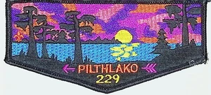 Pilthlako Lodge 229 Okefenokee Area Council GA S10 Flap BLK Bdr (JM1927) - Picture 1 of 2