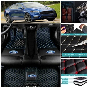 Car Floor Mats For Ford Fusion 2006-2020 All Weather Auto Carpets Cargo Liner - Picture 1 of 35