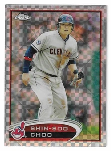2012 TOPPS CHROME SHIN-SOO CHOO X-FRACTOR #22 CLEVELAND INDIANS - Picture 1 of 2