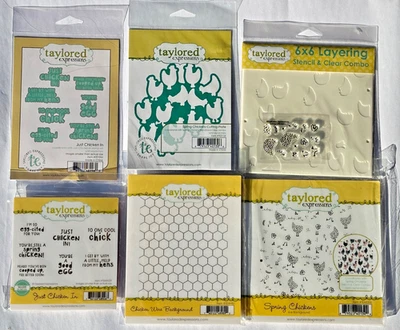 Taylored Expressions 弹簧鸡套装 - 模板、邮票、模具 — 第 1/4 张图片