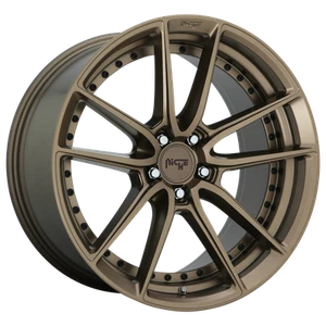 18x8 Niche M222 DFS MATTE BRONZE Wheel 5x4.5 (30mm) - Picture 1 of 5