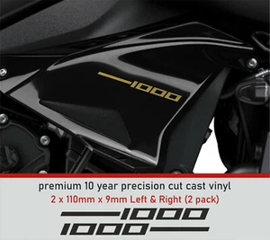 1000 Calcomanías Pegatinas Vinilo Premium 10 Años SE ADAPTA A YAMAHA MT 10 - Imagen 1 de 4
