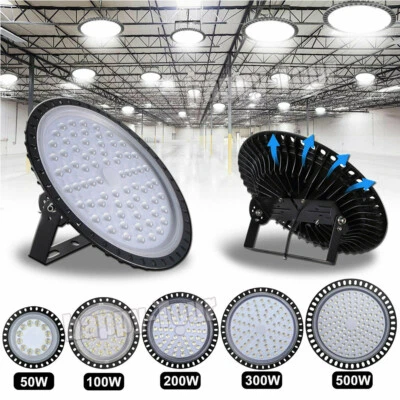 CATINBOW 500W 300W 200W 100W Watt UFO LED High Bay Light Warehouse Led Shop Light Fixture