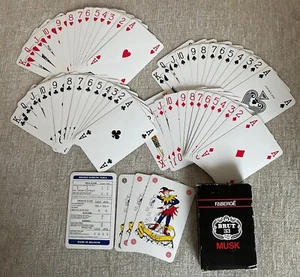 Faberge Brut 33 Musk Playing Cards Complete In Box - Picture 1 of 5
