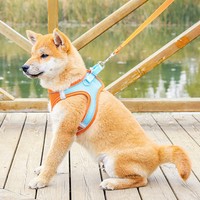 Traction Rope Reflective Breathable Nylon Pet Vest Dog Harness for Puppy Durable