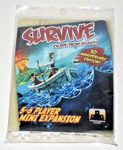 Survive Escape From Atlantis 5-6 Player Mini Expansion Pack Set 30th Ann Edition - Picture 1 of 3