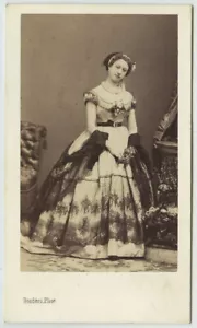 CDV 1860-70 Disdéri. La danseuse Clara Pilvois. Danse. Dance. - Imagen 1 de 2