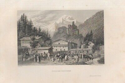 Südtirol / Tirol 1840 : 8 Orginal-Ansichten Versch. Orte --> Tadellos • 1.99€