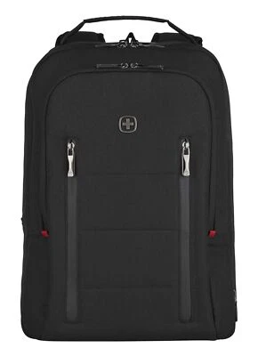 WENGER City Traveler Expandable Carry On Computer Backpack Rucksack Black Neu - Bild 1 von 4