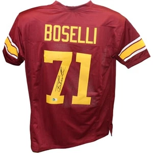 Tony Boselli Autographed/Signed College Style Red Jersey Beckett 43098 - Picture 1 of 4