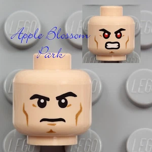 NUEVO Lego Male Light FLESH MINIFIG HEAD - Red Laser X-Ray Eyes Boy Super Man Hero - Imagen 1 de 1