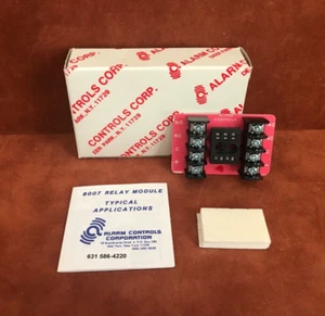 ALARM CONTROLS CORP. Modul ~ Modell 8007 Relaisbasis ~ NEW OLD STOCK - Bild 1 von 4