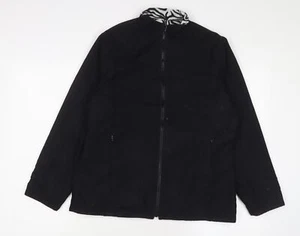 DASH Womens Black Jacket Size 12 Zip - Picture 1 of 10