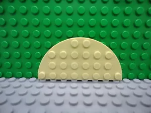Lego 1 hellbraun 4x8 halb gebogene Platte Basis NEU - Bild 1 von 1