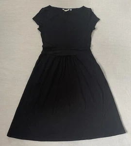 Neues schlichtes schwarzes Swing-Damenkleid von Boden - Größe 8R - Muster/ohne Etikett - Bild 1 von 4