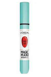 LOreal Magic Mani Vernice Ritocco e Go 4 ml Rosso - Foto 1 di 8