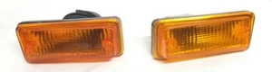 FANALI PER FIAT 126, 126 BIS FSM COPPIA ANTERIORE ARANCIO COMPLETI LEART DX SX - Foto 1 di 2