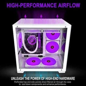 PC Case gaming Kediers C770 Black aRGB Mid Tower - Zdjęcie 1 z 5