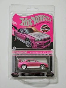 Hot Wheels 2023 RLC Pink Skyline GT-R (BNR34) - Picture 1 of 3