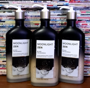 BLACK CHAMOMILE BODY LOTION BATH BODY WORKS AROMATHERAPY MOONLIGHT ZEN 6.5 OZ 3 - Picture 1 of 3