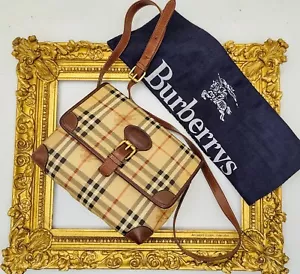 BURBERRYS CAMERA BAG Fantasia Check a Tracolla Vintage - Imagen 1 de 24