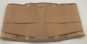 Copper Fit Back Brace Lumbar Tan/Brown Large/Extra Large 34”-42” - Picture 1 of 10