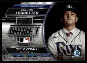 2023 Bowman Draft Night Colton Ledbetter RC Tampa Bay Rays #BDN-6 - Picture 1 of 2