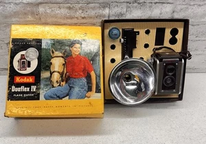Kodak Duaflex IV Boxkamera - UNGETESTET mit Originalkarton & Blitz Vintage Kamera - Bild 1 von 12