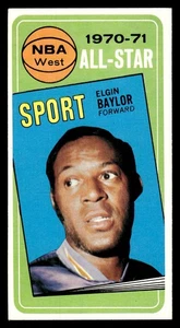 1970-71 Topps #113 Elgin Baylor - En muy buen estado-ex *TedsCardShack* - Imagen 1 de 2