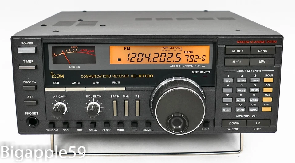 Receptor de radio FM Icom IC-R7100 VHF UHF 25 MHz -1999 MHz recepción **DESBLOQUEADO** Foto 1 de 4