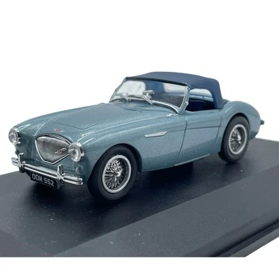 Austin Healey Blue 100 BN1 Closed Top Classic Diecast car 1:43 Scale Oxford - Image 1 of 4