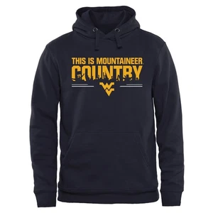 Sudadera con capucha suéter para hombre azul marino West Virginia Mountaineers Our House - Imagen 1 de 2