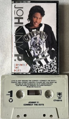 Johnny P - Connect The Dots Open Cassette Tape 1989 CBS Records Funk Soul - Image 1 of 4