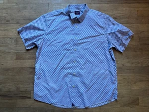 Untuckit Button Up Short Sleeve Shirt Flower Print Mens 2XL - Picture 1 of 9