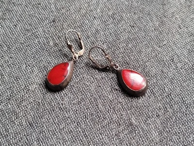 uralte 925er Silber-Ohrringe - Art Deco, Vintage, Retro, Rarität, Nachlass, edel - Bild 1 von 2