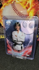 2025 Topps Chrome Star Wars Luke Skywalker CE-36 Variation Costco Exclusive - Picture 1 of 2