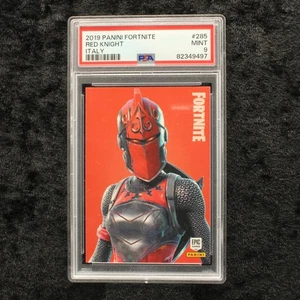Panini Fortnite Series 1 PSA 9 Red Knight #285 Rare Italy Cards - Picture 1 of 2