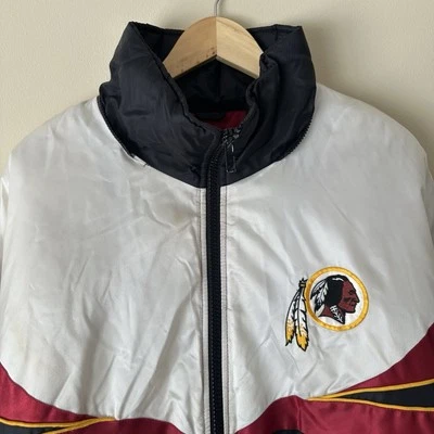 Pro Player Washington Redskins Mens Puffer Jacket Red Medium Vintage 90s NFL - Image 1 of 4