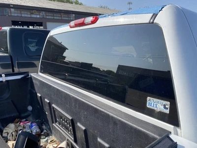 Used Rear Back Glass fits: 2011 Chevrolet Silverado 1500 pickup fixed non-heated - Image 1 of 4
