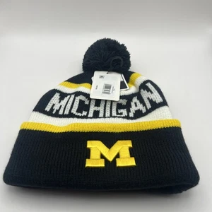 New With Tags Men’s Michigan Wolverines Fan Favorite Beanie Hat - Picture 1 of 5