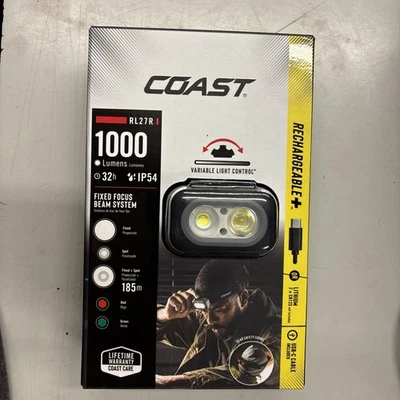 Faro LED COAST RL27R recargable plus carga trasera 1000 tricolor 8221 Foto 1 de 2