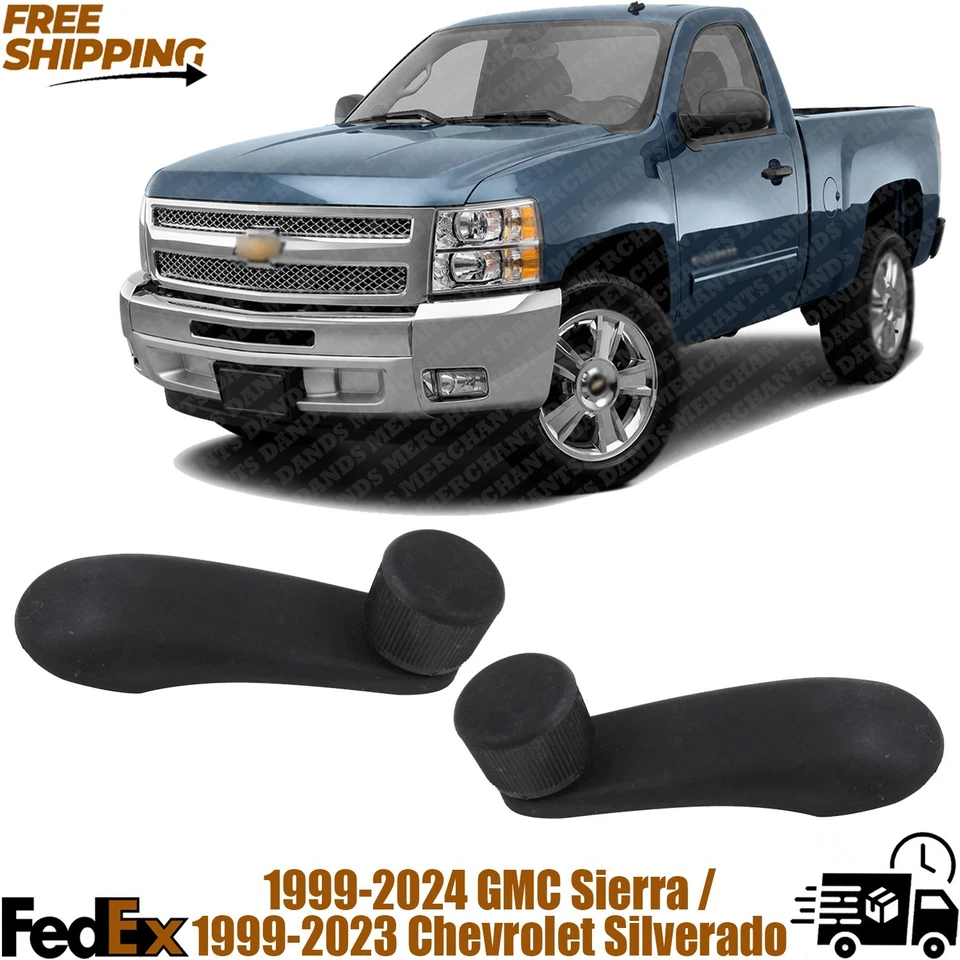 Manivela ventana derecha y derecha Chevrolet Silverado 1999-2023/GMC Sierra 1999-24 Foto 1 de 4