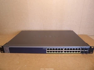 NETGEAR ProSafe GS728TP V1H1 Smart Managed Switch PoE 24x Gigabit + 4x ports SFP - Photo 1/9