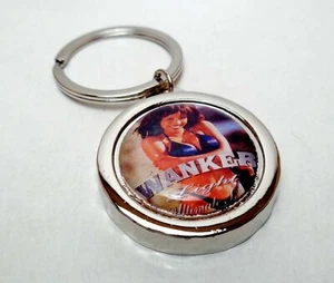 Wanker Light Beer Can Girl "Valentina" Beer Soda Bottle Cap Opener Key Chain - Picture 1 of 2