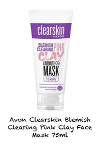 Avon Clearskin Blemish Clearing Pink Clay Face Mask 75ml - Picture 1 of 1