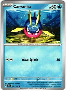 Carvanha 42/162 Pokemon SV: Temporal Forces - Picture 1 of 3