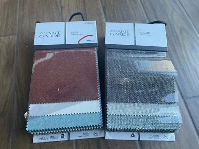 FABRIC SAMPLE BOOK Set Of 2 Samples Area & Fusion 62 Total Samples Avant Booms - Image 1 of 4