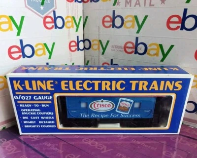 K-LINE Trains O Gauge 0/027 Crisco The Recipe for Success Lit Caboose New N Box! - Image 1 of 4