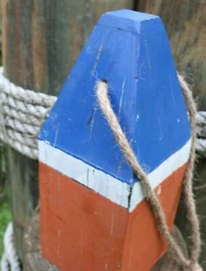Distressed nautisches Dekor Holz Angeln Bojen Repliken - Großpreis GL-4 - Bild 1 von 11